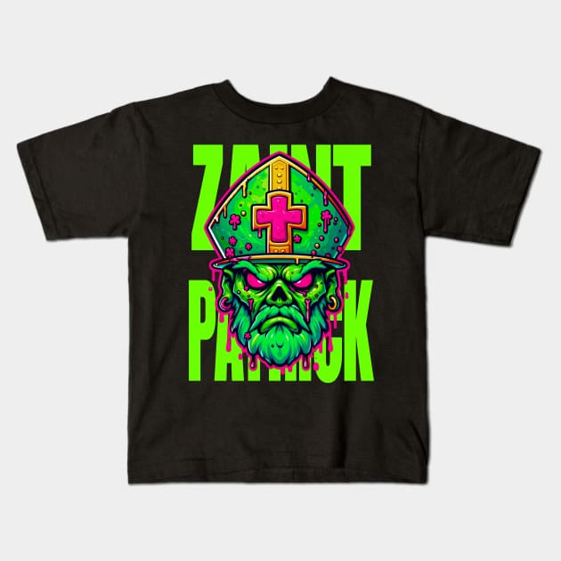 Zaint Patrick Kids T-Shirt by Asu Tropis